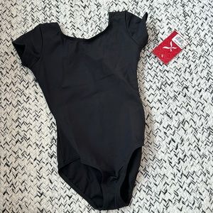 Black CAPEZIO leotard new with tags